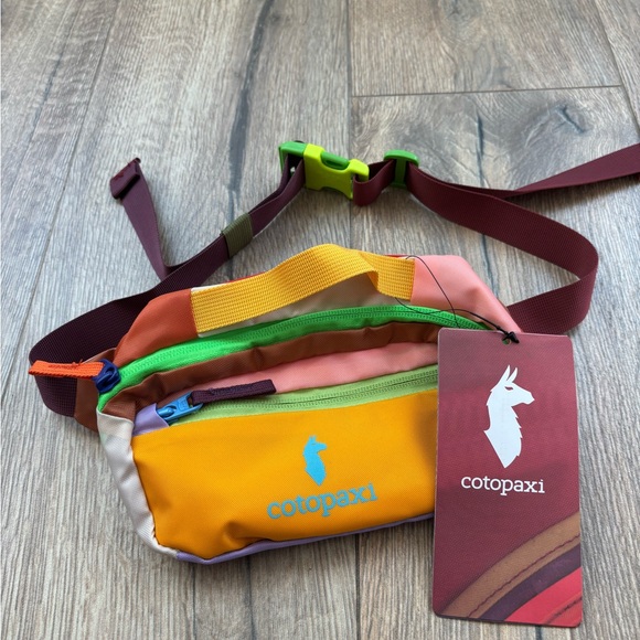 NEW Cotopaxi Del Dia Colorful Fanny Hip Pack Crossbody Running Small NWT - Picture 2 of 13